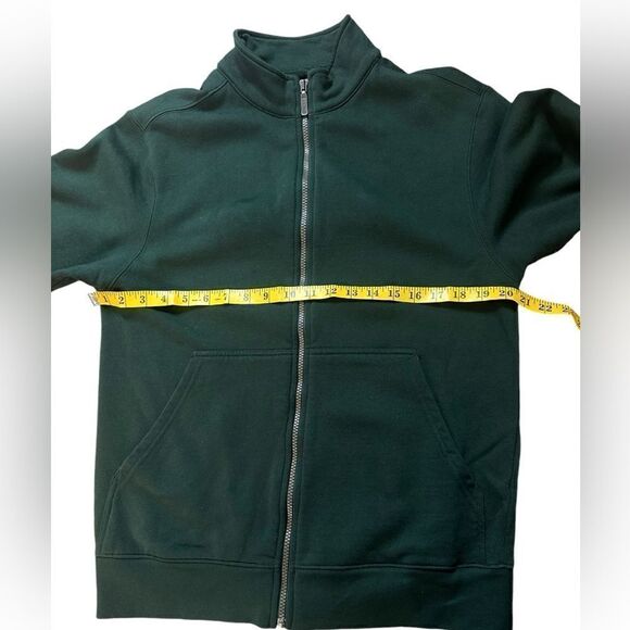 LL BEAN 90s Vintage Sweater Full Zip Mountain Classic Regular Fleece Jacket Size - Picture 10 of 11